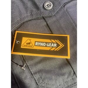 Ryno Gear Dk Navy Men's Short Sleeve Button Up Shirt Size Small